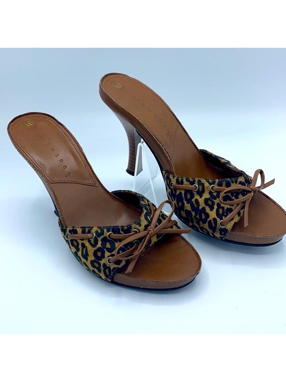 ELLEMENNO Animal Print Sandals